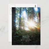 ツリーズクリスチャン聖書聖句聖なる書物、 経典創造芸術 ポストカード (正面/裏面)