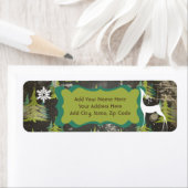 ツリーズスターリーナイト差出人住所ラベル ラベル (インサイチュ)