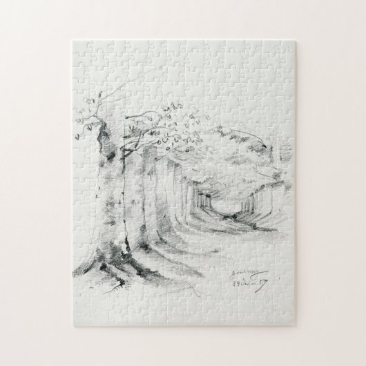 ツリーズモネファインアート ジグソーパズル (縦)