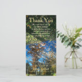 ツリーズリフレクション秋悔やみや弔慰サンキューP サンキューカード (スタンド正面)