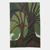 ツリーズ植物学自然 キッチンタオル (縦)