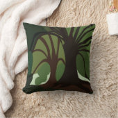 ツリーズ植物学自然 クッション (ブランケット)