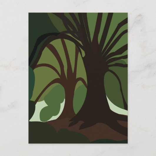 ツリーズ植物学自然 ポストカード (正面)