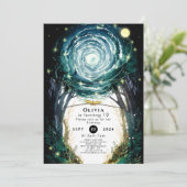 ツリーズ魔法ウッドランド誕生日 招待状 (スタンド正面)