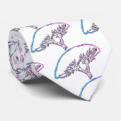 ツリーソコトラドラゴンツリースケッチタイ ネクタイ (ロール)
