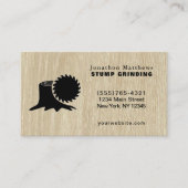 ツリーソースタンプ研削取り外し名刺 名刺 (正面)