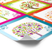 ツリータイル4x4 ポスター (角)