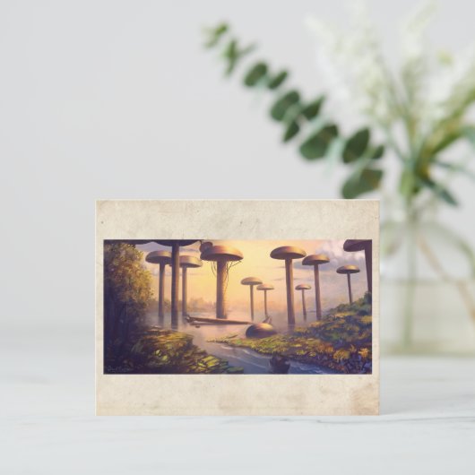 ツリータワー – はがき (スタンド正面)