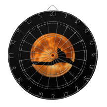 ツリーダーツボードに登場する黒猫のシルエット