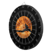 ツリーダーツボードに登場する黒猫のシルエット ダーツボード (正面右)