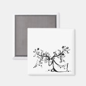 ツリーディアー マグネット (正面/裏面)