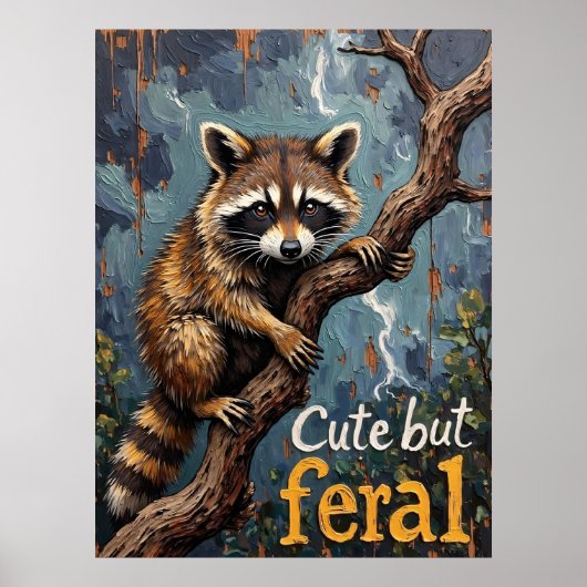ツリートップエクスプローラー：アライグマの登り ポスター (正面)