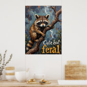 ツリートップエクスプローラー:アライグマの登り ポスター (キッチン)