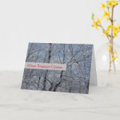 ツリートップスGlisten – ホリデー空白の – 内側 カード (黄色い花)