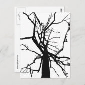 ツリートップ抽象芸術はがき ポストカード (正面/裏面)
