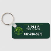 ツリートリミングサービス キーホルダー (裏面)