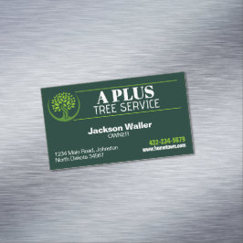 ツリートリミングサービス マグネット名刺