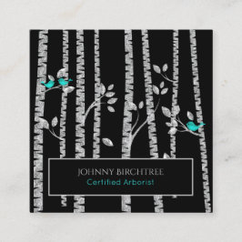 *～*ツリードクターブルーバードアーボリスト樺の木ツリー スクエア名刺