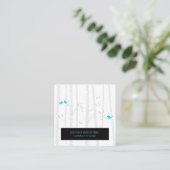 *～*ツリードクターブルーバード樺の木ツリーアーボリスト スクエア名刺 (スタンド正面)