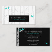 *~*ツリードクター樺の木ツリーズアルボリストブルーバード 名刺 (正面/裏面)