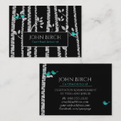 *~*ツリードクター樺の木ツリーズアルボリストブルーバード 名刺 (正面/裏面)