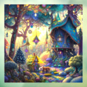 ツリーハお洒落ウス窓にしがみつく ウィンドウサイン (シート3)