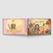 ツリーハウスお洒落フェアリー赤ちゃんシャワー ゲストブック (全面)