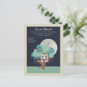 ツリーハウスとムーン我々は家に移動した 案内ポストカード (スタンド正面)