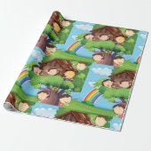 ツリーハウスの子供たち ラッピングペーパー (アンロールド)