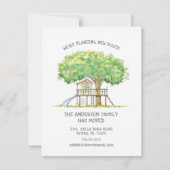 ツリーハウスキュート家族の引越しのお知らせ 案内状 (正面)