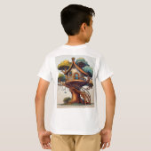ツリーハウスドリームアドベンチャーインスパイアTシャツデザイン Tシャツ (裏面フル)