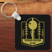 ツリーハウスバケーションホリデーズ キーホルダー (正面)