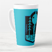 ツリーハウスホームズ カフェラテマグ (左アングル)