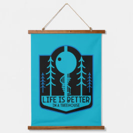 ツリーハウスホームズ 吊り下げ型タペストリー
