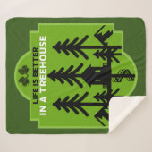 ツリーハウスリビング シェルパブランケット (正面(横))