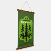 ツリーハウスリビング 吊り下げ型タペストリー (傾斜あり)