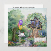 ツリーハウス招待状 招待状 (正面/裏面)