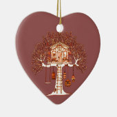 ツリーハウス セラミックオーナメント (右)