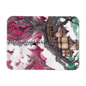 ツリーハウス マグネット (横)