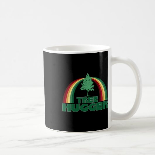 ツリーハガーアース日ツリー環境保護 コーヒーマグカップ (右)