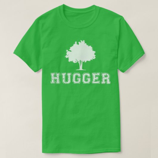 ツリーハガーグリーン環境自然おもしろいギフト Tシャツ (デザイン正面)