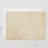 ツリーハートのウェディング招待状 招待状 (裏面)