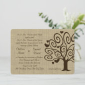 ツリーハート結婚ズ 招待状 (スタンド正面)