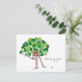 ツリーハ恋しく思ウス ポストカード (スタンド正面)