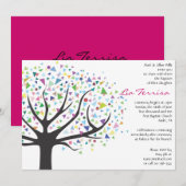 ツリーバプティスマ《キリスト教》洗礼式や命名式カスタム招待状 招待状 (正面/裏面)