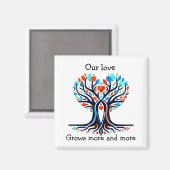 ツリーバレンタイン マグネット (正面/裏面)