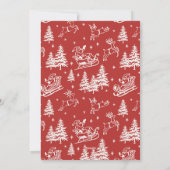 ツリーパターンフォトクリスマスカード シーズンカード (裏面)