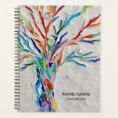 ツリーパーソナライズされたプランナー プランナー手帳 (正面)