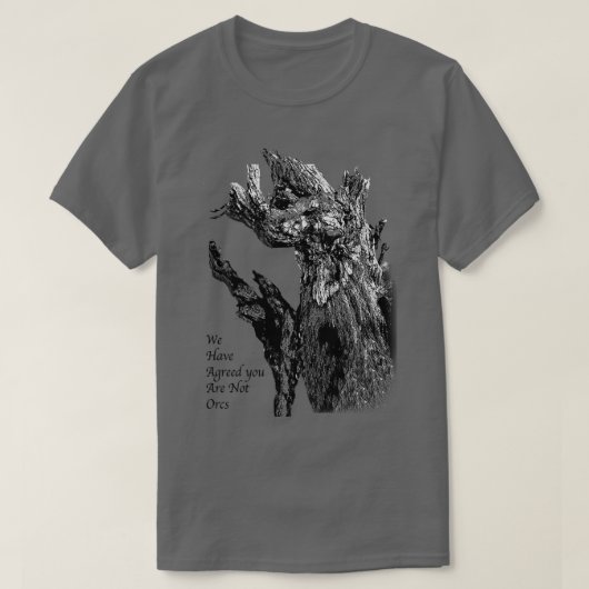 ツリーヒゲ Tシャツ (デザイン正面)