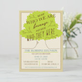 ツリーファミリーツリーファミリー懇親会招待状 招待状 (スタンド正面)